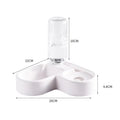 Dog and Cat Bowl-Pet Feeders and Food Bowl Set Suitable for Cats and Dogs Drinking Pet Bowl New Automatic Double