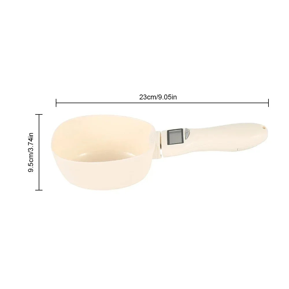 LED Display Digital Pet Food Scoop for Accurate Measuring"?