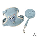 Lovely Small Pet Vest Chest Strap Dog Leash Traction Rope Walking Dog Cat Bunny Vest Harness Poodle Collar Leash