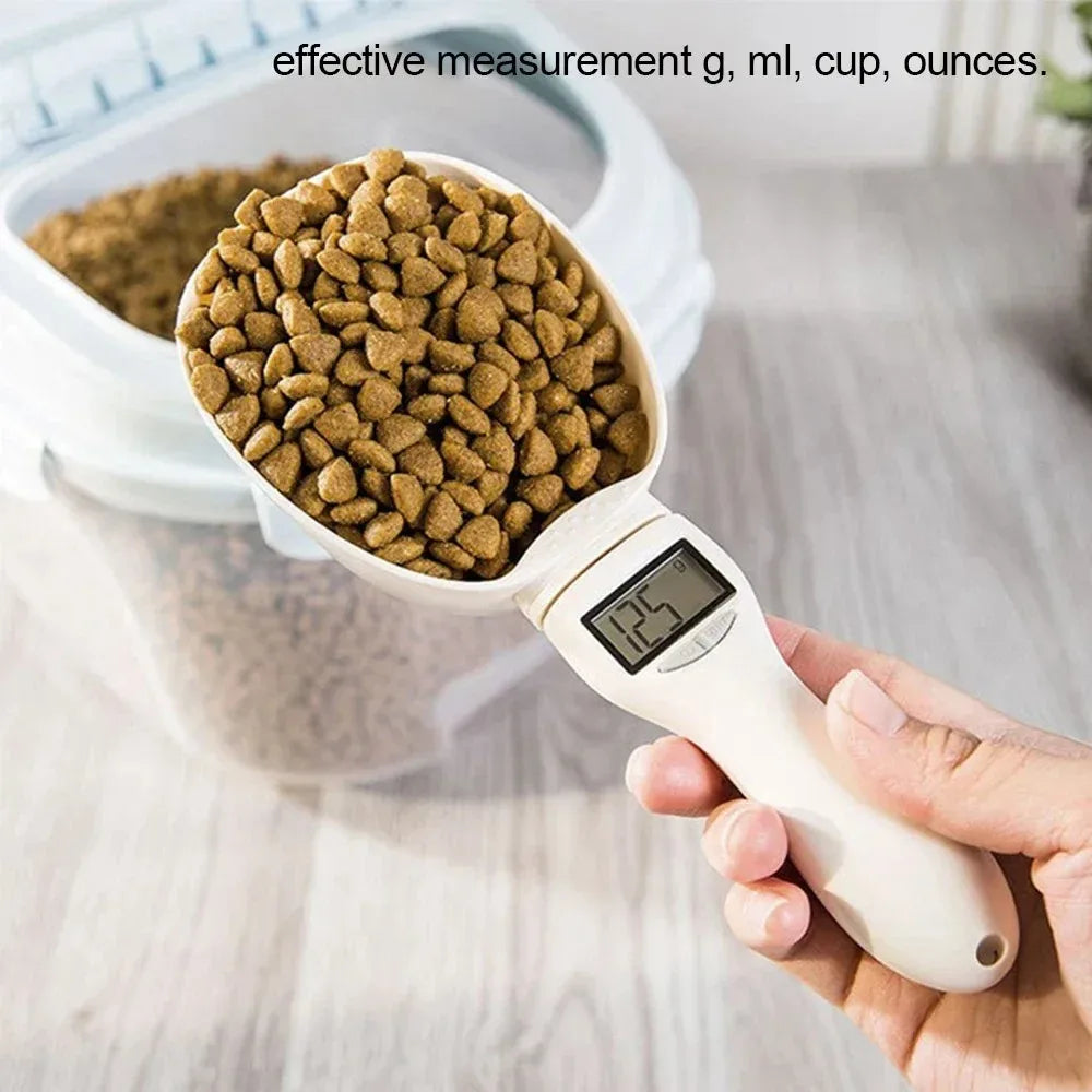 LED Display Digital Pet Food Scoop for Accurate Measuring"?