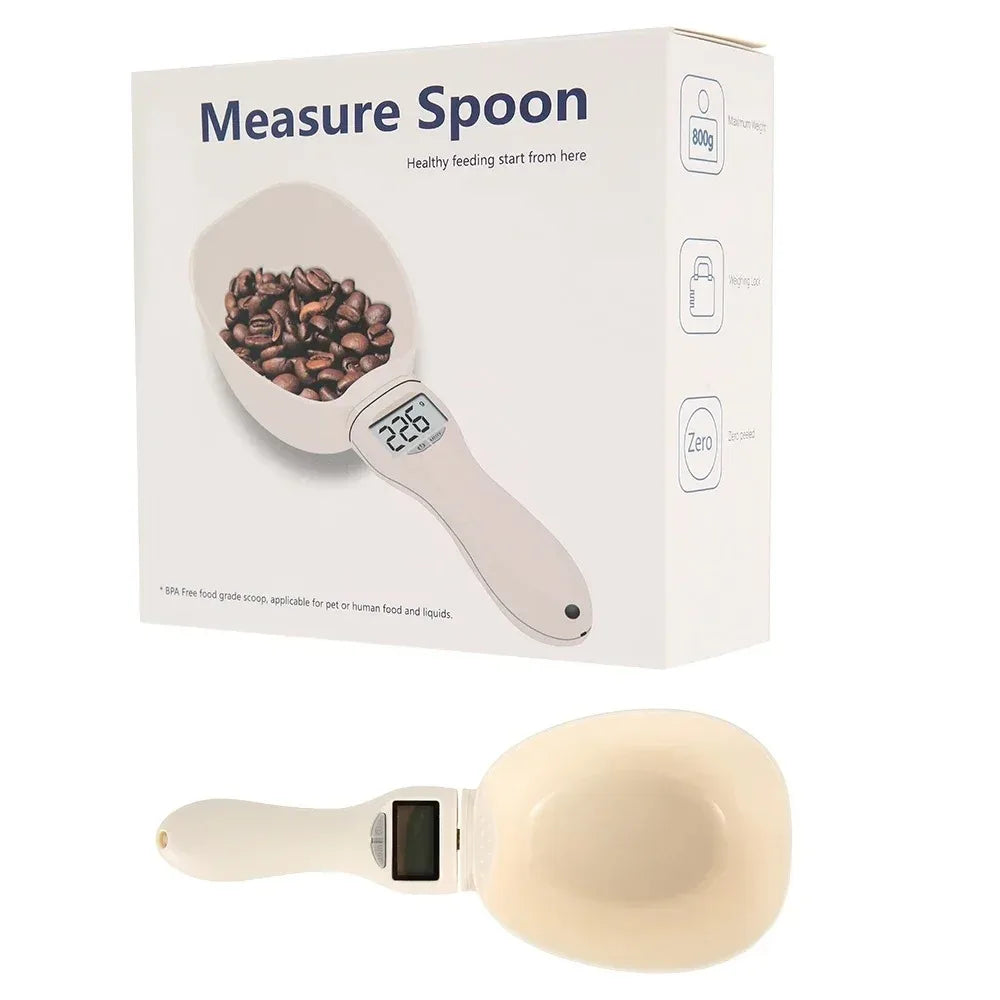 LED Display Digital Pet Food Scoop for Accurate Measuring"?